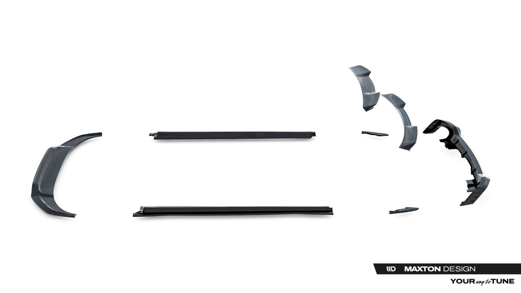 Kit Completo Splitter compatibile con Audi RSQ8 Mk1 (2019-2023)