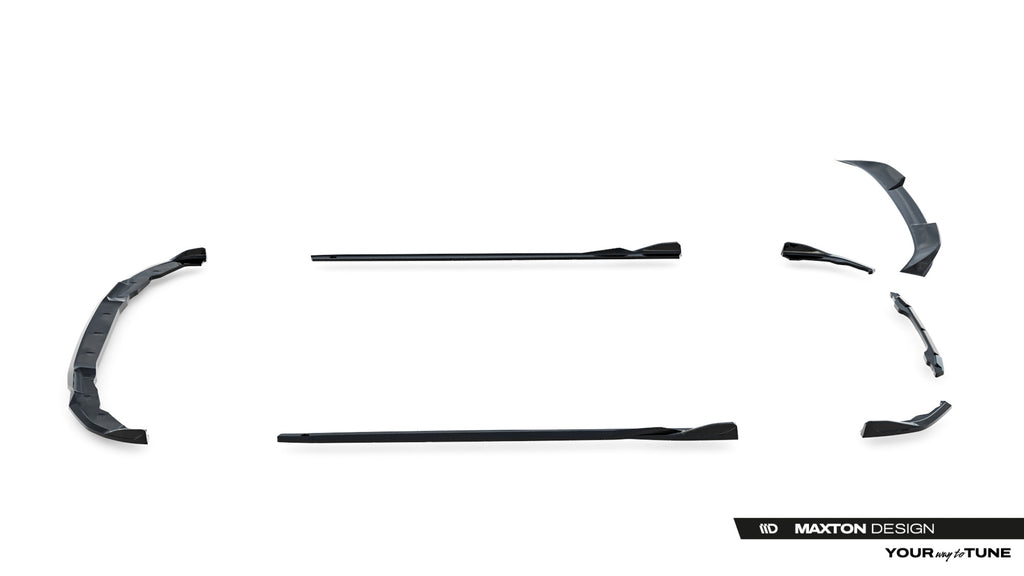 Kit Completo Splitter compatibile con BMW Serie 2 M240i Coupe G42 (2021-)