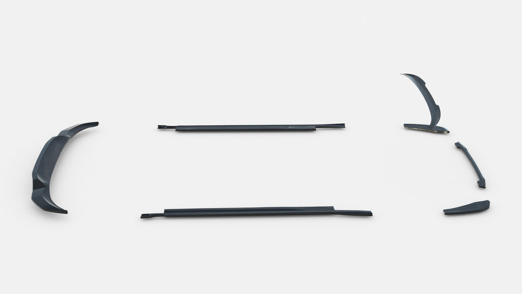 Kit Completo Splitter compatibile con BMW X4 M-Pack G02 (2018-2021)