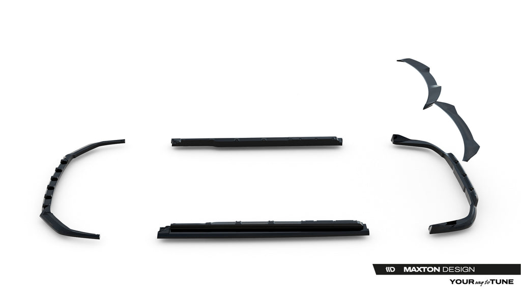 Kit Completo Splitter compatibile con Lexus RX F-Sport Mk4 Facelift (2019-2022)
