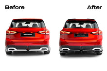Carica l'immagine nel visualizzatore di Gallery, Set di splitter Maxton Design MG ZS Mk2 vista posteriore