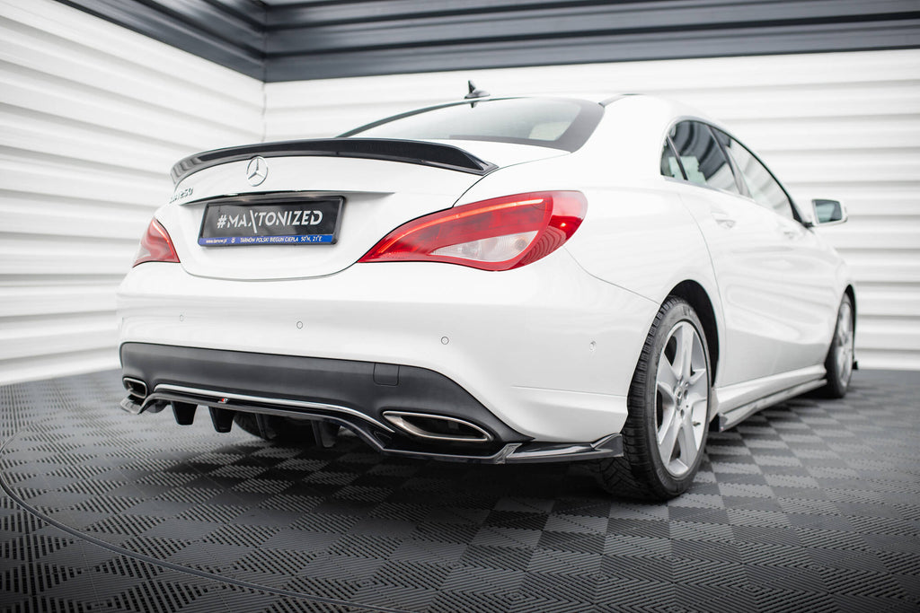 Kit Completo Splitter compatibile con Mercedes-Benz CLA C117 Facelift (2017-2019)