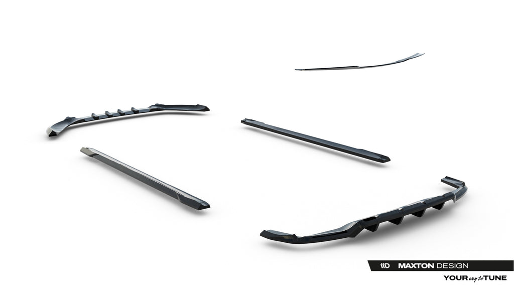 Kit Completo Splitter compatibile con Mercedes-Benz GLA 45 AMG X156 Facelift (2017-2020)