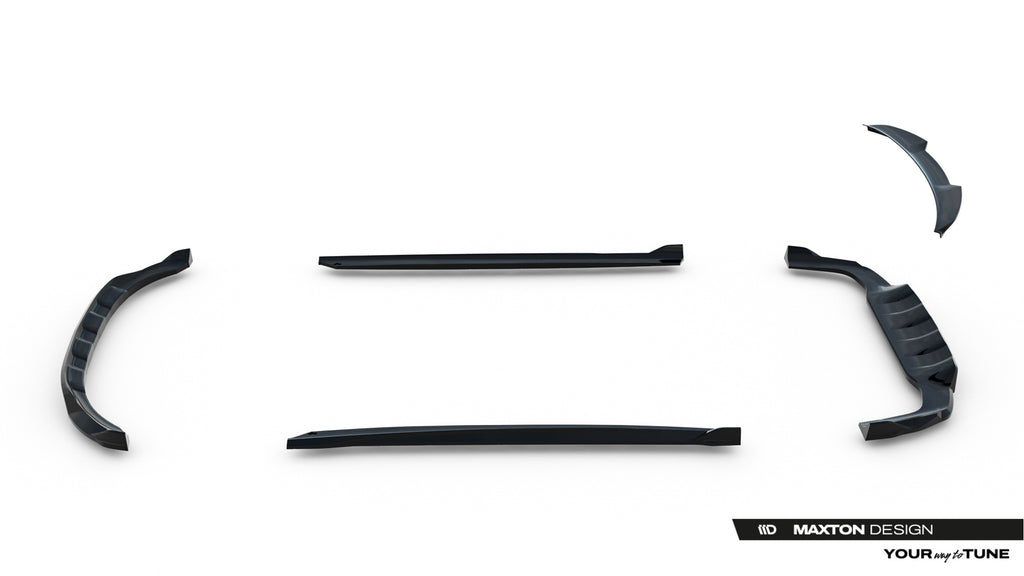 Set di splitter compatibili con Mercedes-Benz GLC Coupé C254 (2022-)
