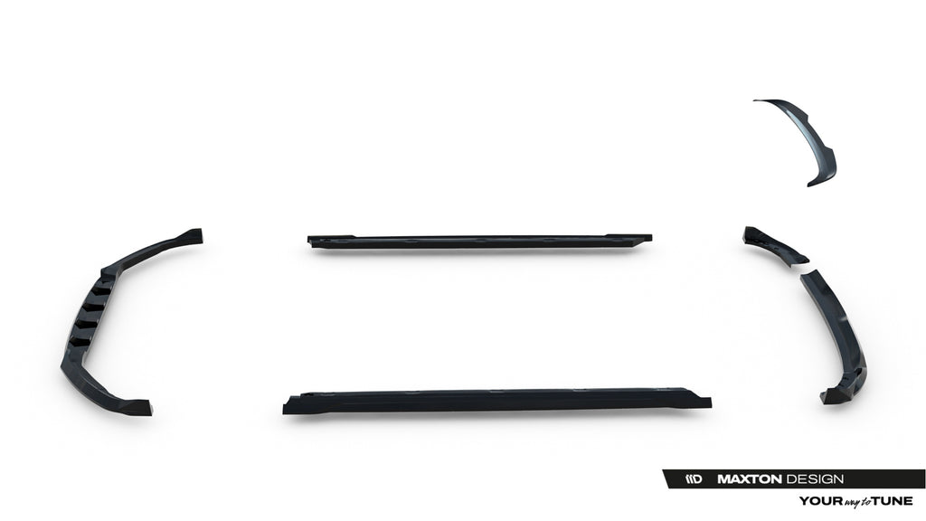 Kit Completo Splitter compatibile con Opel Corsa F Facelift (Mk6 Facelift) (2023-)