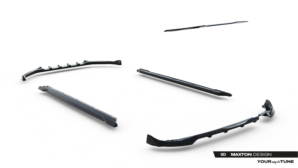 Kit Completo Splitter compatibile con Opel Corsa F Facelift (Mk6 Facelift) (2023-)