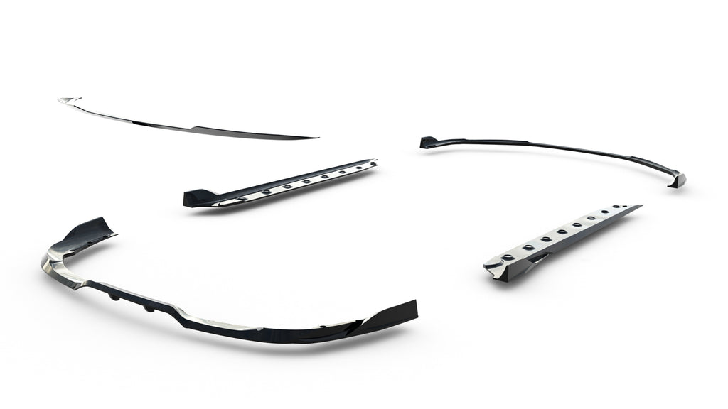Set di Splitter compatibili con Porsche 911 Carrera Aero 992 Facelift (2025-)
