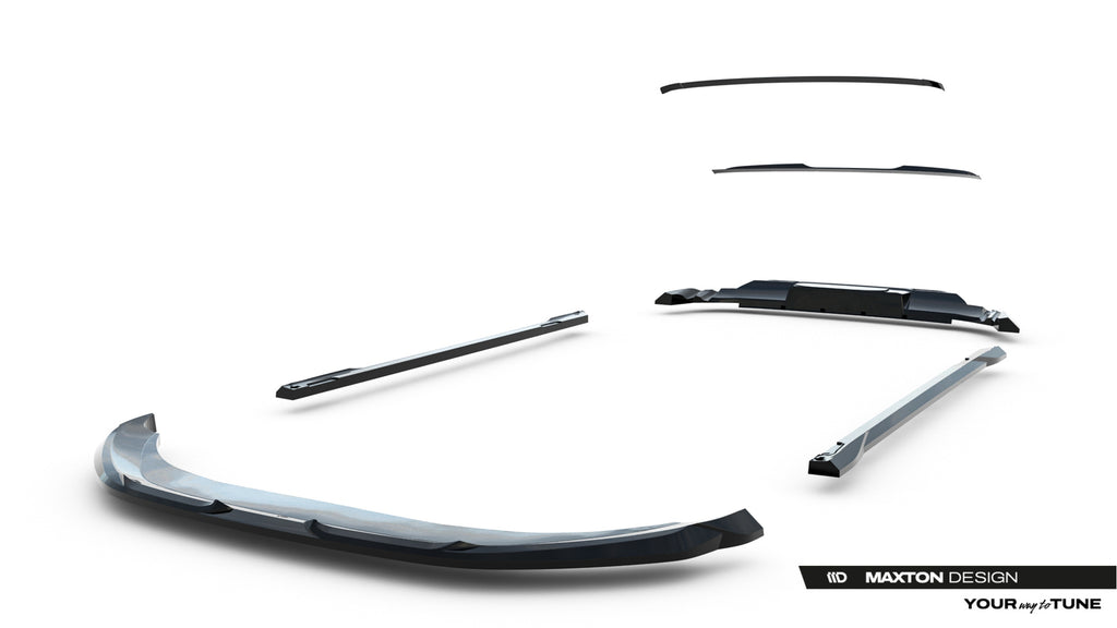 Kit Completo Splitter compatibile con Porsche Macan EV Mk1 (2024-)