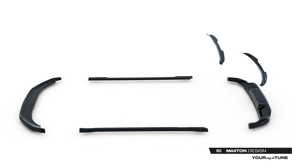 Kit Completo Splitter compatibile con Porsche Macan EV Mk1 (2024-)