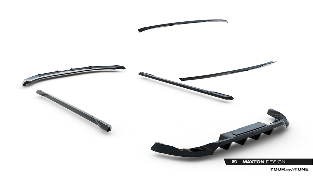 Kit Completo Splitter compatibile con Porsche Macan EV Mk1 (2024-)