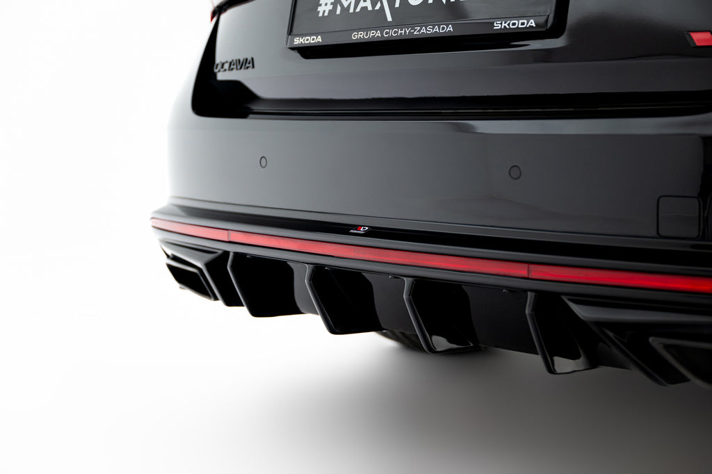 Kit Completo Splitter per Skoda Octavia RS Liftback Mk4 Facelift (2024-) — foto 1