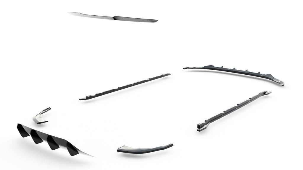 Kit Completo Splitter compatibile con Volkswagen Atlas Cross Sport Mk1 (2020-)