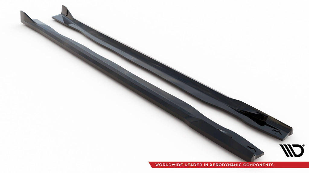 Fiancata BMW X7 M-Pack G07 Facelift con diffusori Maxton Design