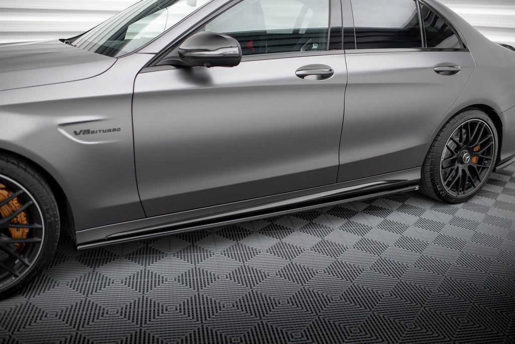 Diffusori sotto minigonne Maxton Design Mercedes-AMG C63 W205 Facelift