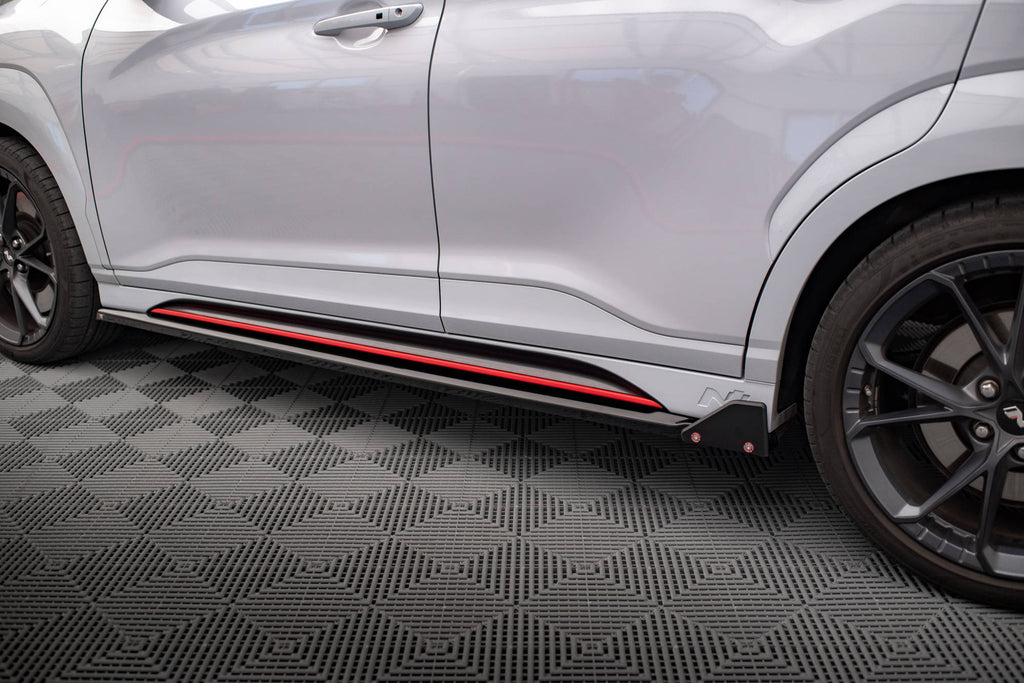 Diffusori Sotto Minigonne V.1 con Flaps Hyundai Kona N Mk1 vista laterale