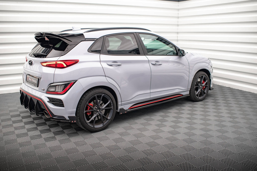 Diffusori Sotto Minigonne V.1 con Flaps Hyundai Kona N Mk1 vista frontale