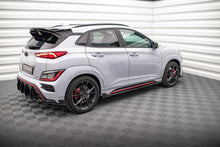 Carica l'immagine nel visualizzatore di Gallery, Diffusori Sotto Minigonne V.1 con Flaps Hyundai Kona N Mk1 vista frontale