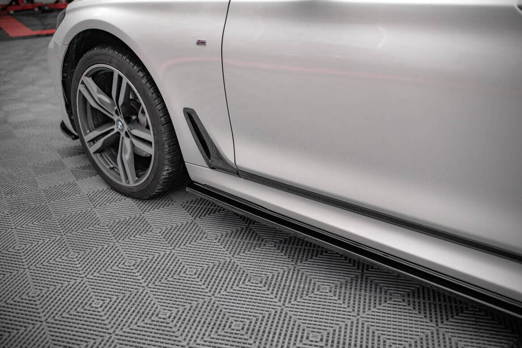 Diffusori Sotto Minigonne V.1 compatibili con BMW Serie 7 M-Pack Long G12 / G12 Facelift (2015-2022)