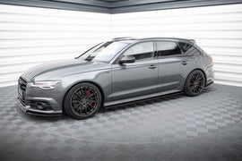 Diffusori Sotto Minigonne V.1 compatibili con Audi A6 / S6 S-line C7 Facelift (2014-2017)