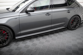 Diffusori Sotto Minigonne V.1 compatibili con Audi A6 / S6 S-line C7 Facelift (2014-2017)