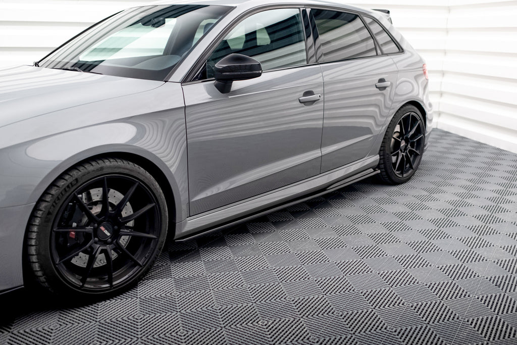 Diffusori Sotto Minigonne V.2 compatibili con Audi RS3 8V Sportback 8V Facelift (2016-2020)