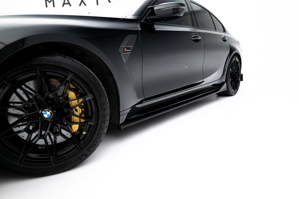 Diffusori Sotto Minigonne V.3 CSL Look BMW M3 Berlina / Station Wagon G80 / G81 Maxton Design