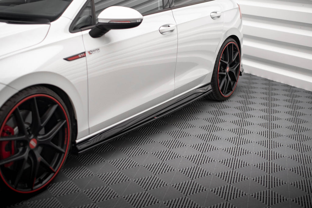 Diffusori Sotto Minigonne V.4 Volkswagen Golf GTI / GTI Clubsport / GTE / R-Line Mk8 / Mk8 Facelift (2019-)