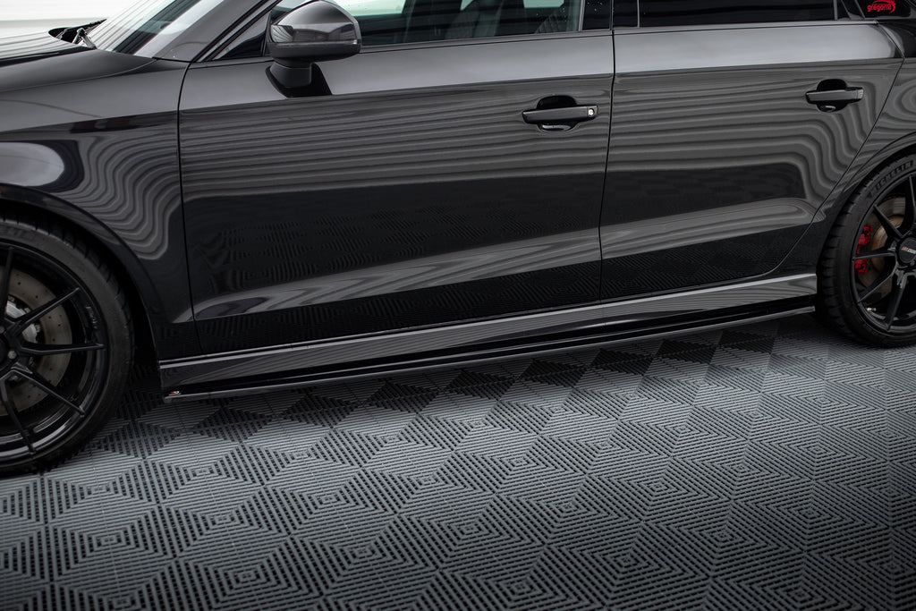 Diffusori Sotto Minigonne compatibili con Audi RS3 Sedan 8V Facelift (2016-2020)