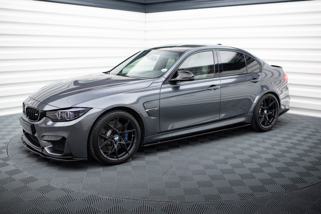 Diffusori Sotto Minigonne compatibili con BMW M3 F80 (ABS nero lucido) (2014-2018)