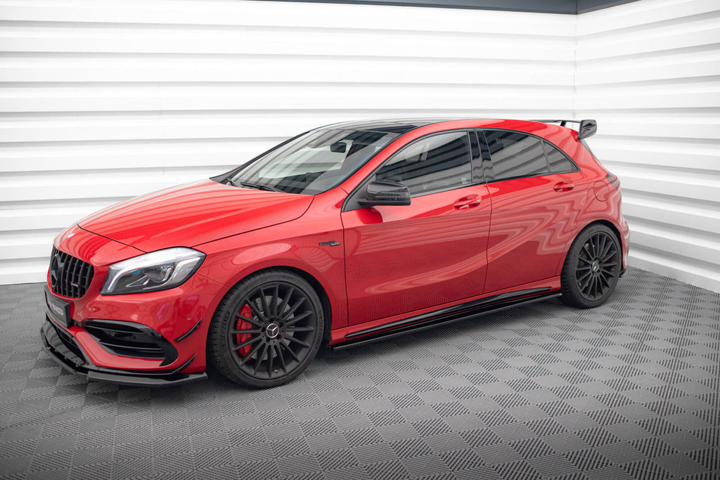 Diffusori Sotto Minigonne compatibili con Mercedes-Benz CLA A AMG-Line / A 45 AMG / A 45 Aero AMG / AMG-Line e altre versioni W176 Facelift / C117 Facelift (2015-2019)