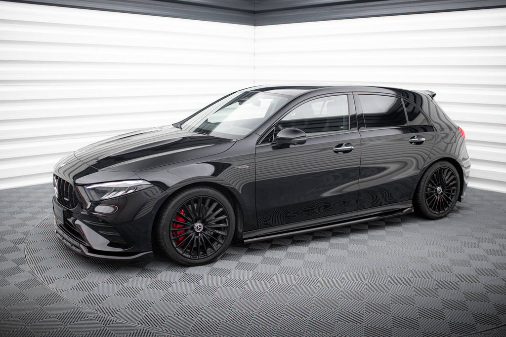 Diffusori Sotto Minigonne compatibili con Mercedes-Benz A35 / Classe A AMG / AMG-Line W177 Facelift (2023-)
