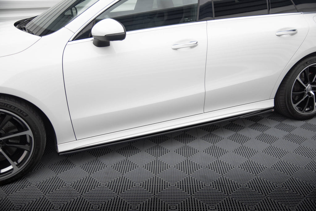 Diffusori Sotto Minigonne compatibili con Mercedes-Benz CLA AMG-Line X118 (2019-2023)