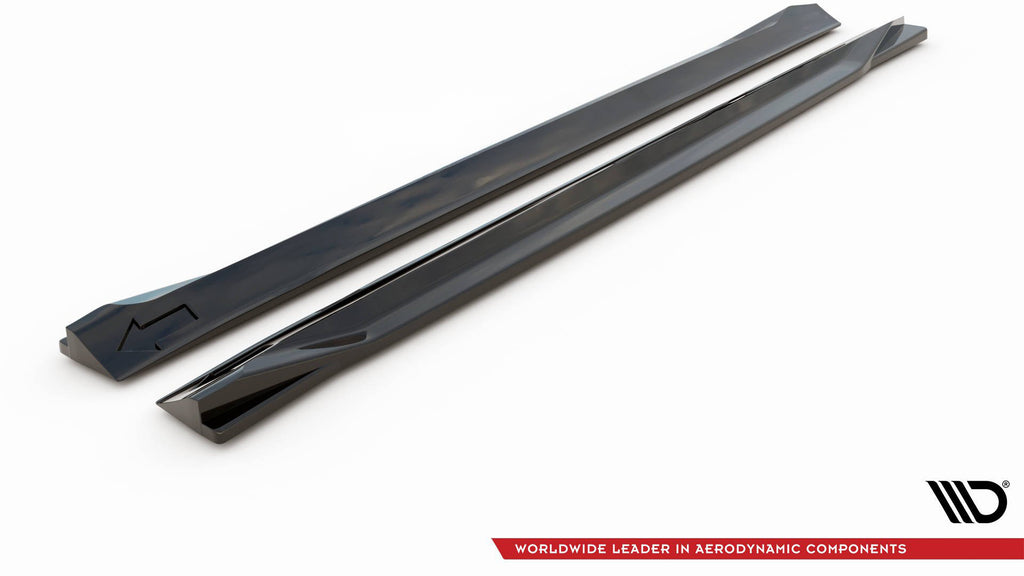 Diffusori Sotto Minigonne compatibili con Volvo XC60 Mk2 R-Design Mk2 (2017-2021)