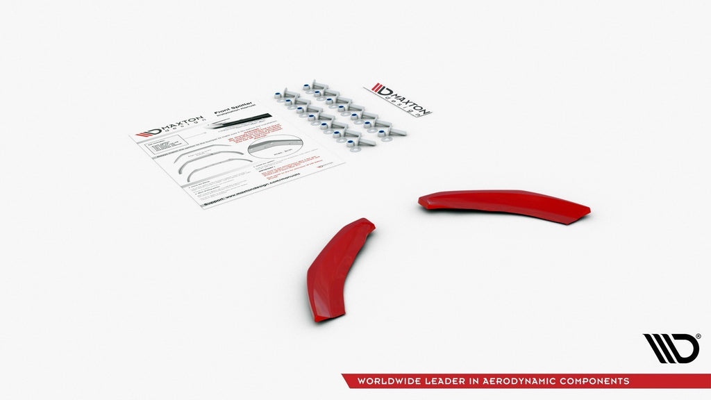 Lip Anteriore compatibile con Volkswagen Polo Mk6 GTI / R-Line (2017-2021)