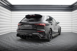 Estensione Spoiler V.2 compatibile con Audi S3 / A3 / RS3 S-Line Sportback 8Y (2020-2024)