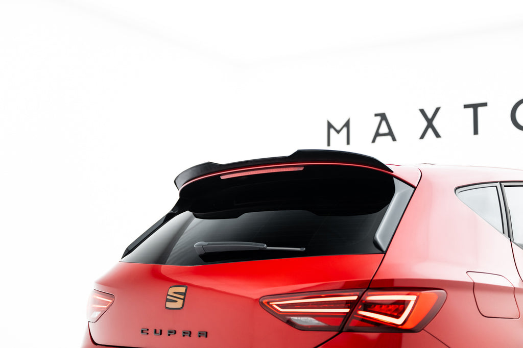 Estensione Spoiler V.2 compatibile con Seat Leon Cupra Hatchback Mk3 / Mk3 Facelift (2012-2020)