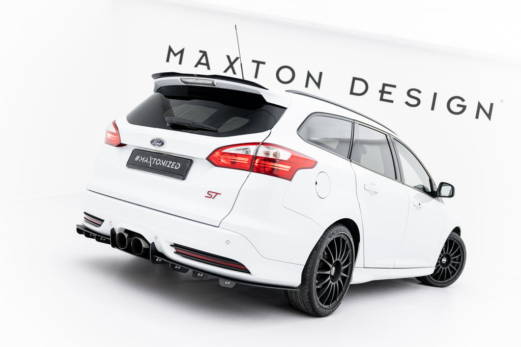 Estensione Spoiler compatibile con Ford Focus ST Estate Mk3 (2012-2014)