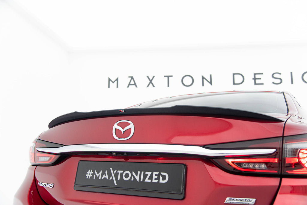 Estensione Spoiler compatibile con Mazda 6 GJ (Mk3) Facelift / GJ (Mk3) Facelift 2 Sedan Mk3 Facelift / Mk3 Facelift 2 (2014-2023)