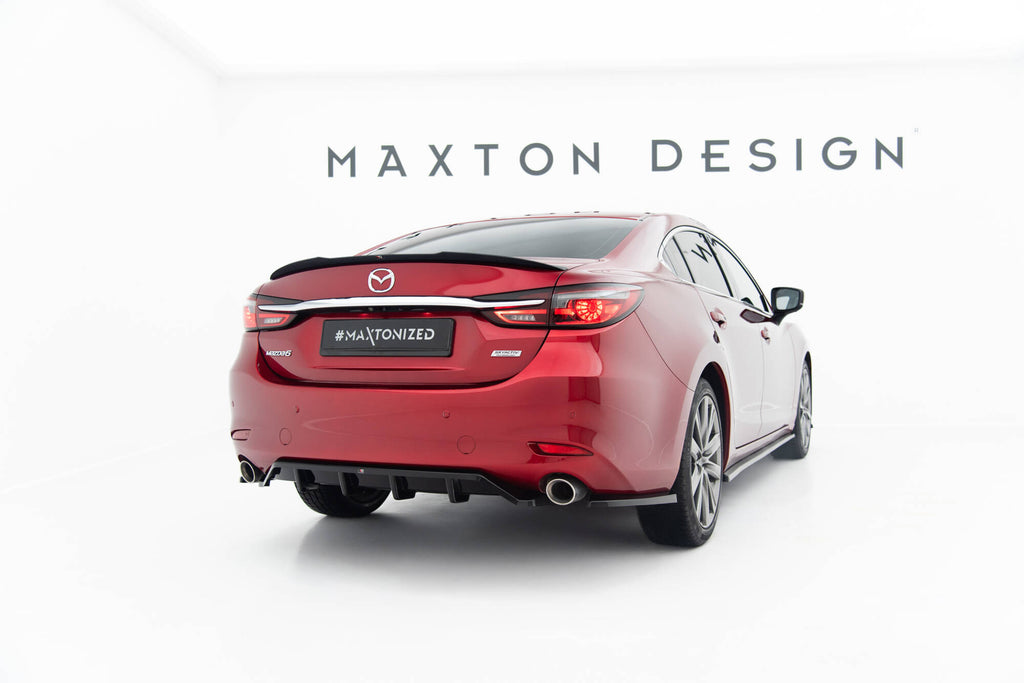 Estensione Spoiler compatibile con Mazda 6 GJ (Mk3) Facelift / GJ (Mk3) Facelift 2 Sedan Mk3 Facelift / Mk3 Facelift 2 (2014-2023)