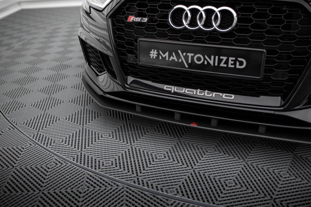 Lip anteriore Street Pro Maxton Design Audi RS3 Berlina 8V Facelift