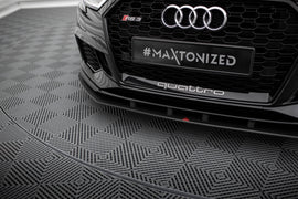 Lip anteriore Street Pro Maxton Design Audi RS3 Berlina 8V Facelift