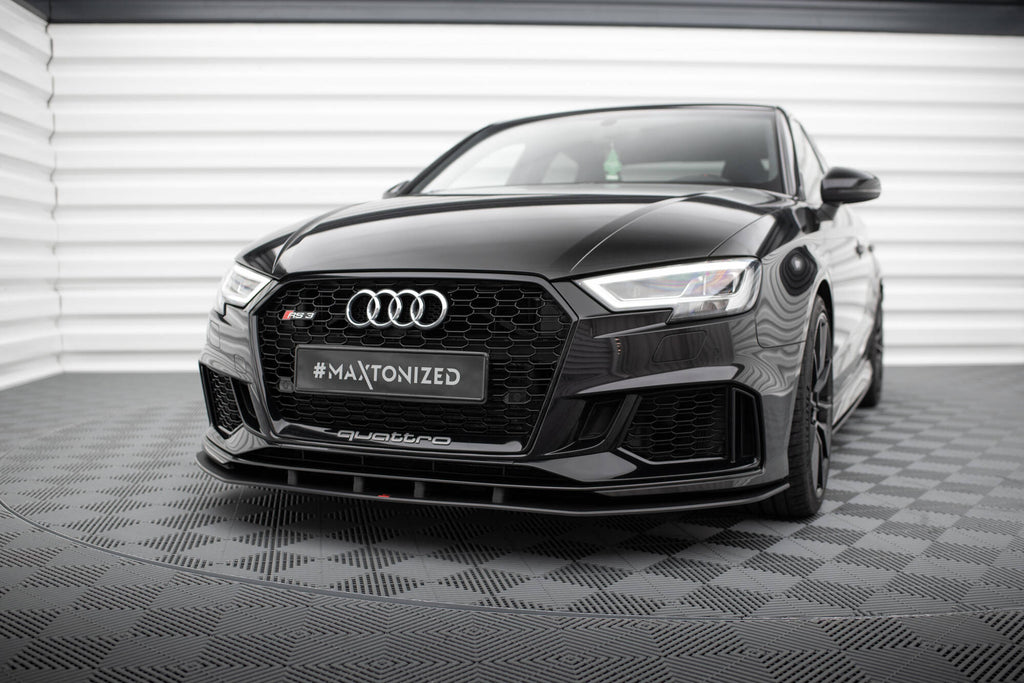Lip anteriore Street Pro Maxton Design Audi RS3 Berlina 8V Facelift