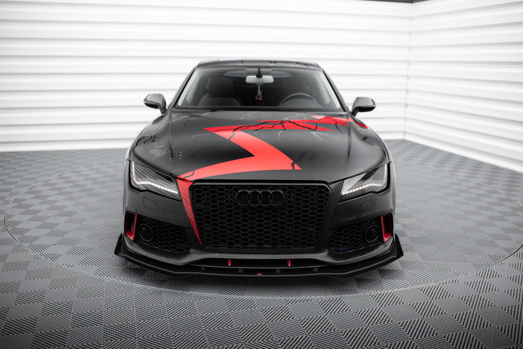 Lip Anteriore con Flap Audi A7 RS7 Look C7 Street Pro
