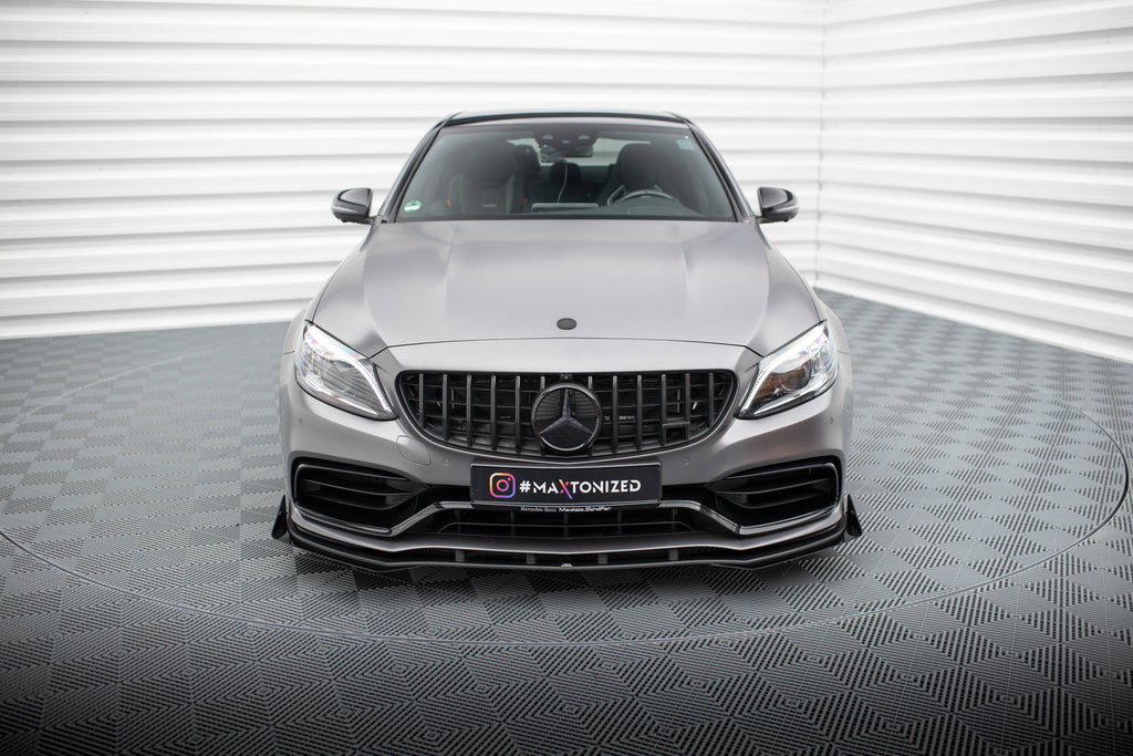 Lip anteriore con flap Street Pro Maxton Design Mercedes-AMG C63 W205 Facelift