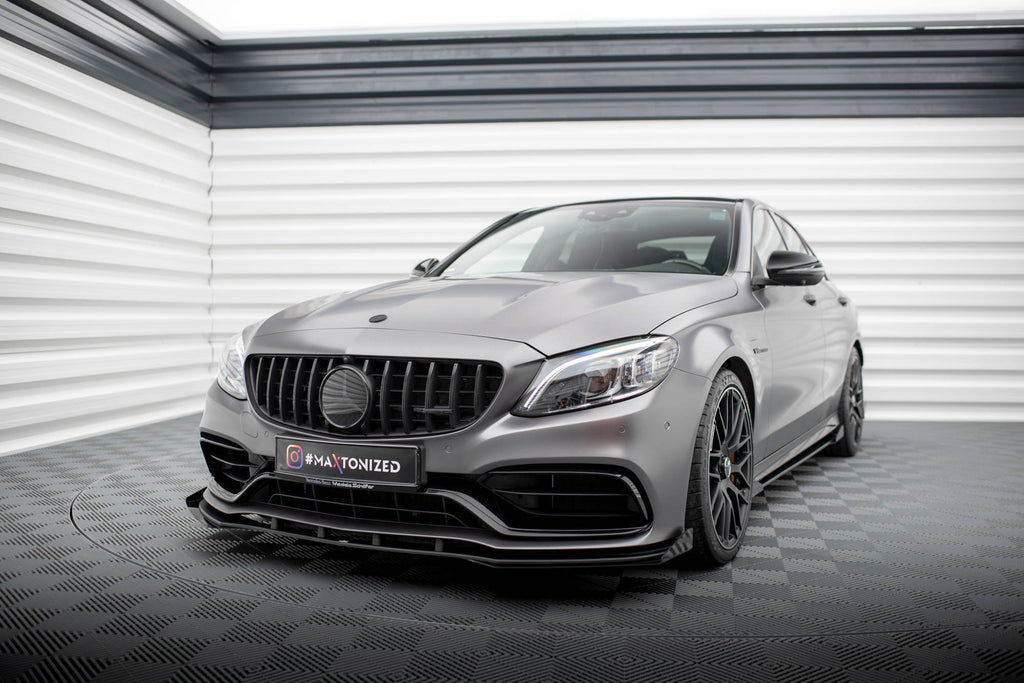 Lip anteriore con flap Street Pro Maxton Design Mercedes-AMG C63 W205 Facelift