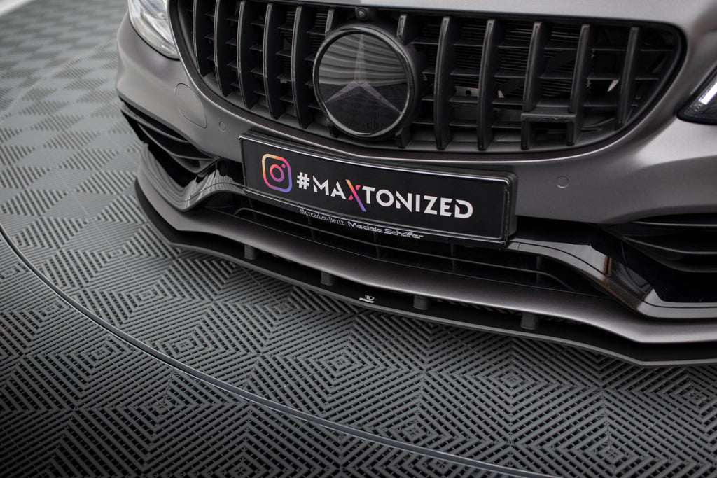 Lip anteriore Street Pro Maxton Design Mercedes-AMG C63 W205 Facelift