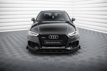 Carica l'immagine nel visualizzatore di Gallery, Lip anteriore V.1 con flap anteriori Street Pro Maxton Design Audi RS3 Berlina 8V Facelift