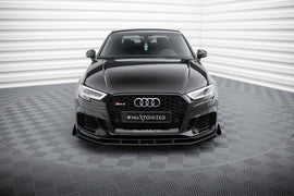 Lip anteriore V.1 con flap anteriori Street Pro Maxton Design Audi RS3 Berlina 8V Facelift