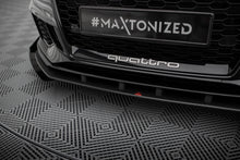 Carica l'immagine nel visualizzatore di Gallery, Lip anteriore V.1 con flap anteriori Street Pro Maxton Design Audi RS3 Berlina 8V Facelift