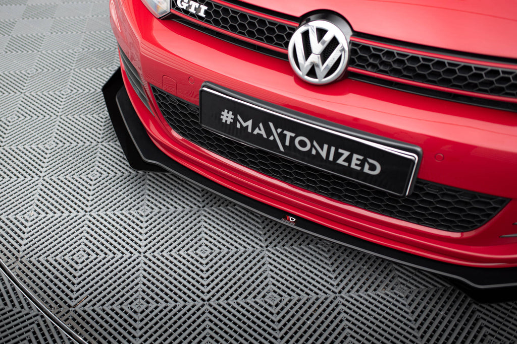 Lip Anteriore Street Pro V.3 + Flap compatibili con Volkswagen Golf GTI Mk6 (2008-2012)